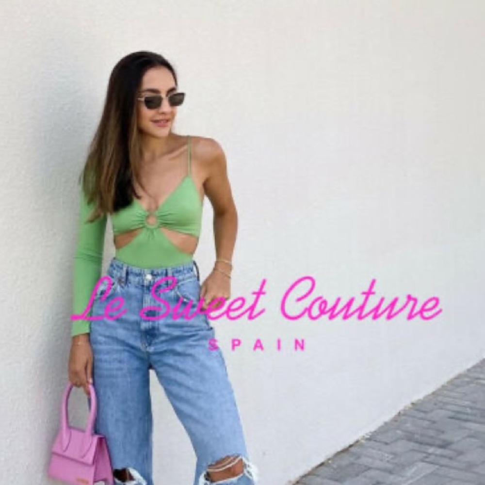 Zara Asymmetric Cut Out Bodysuit